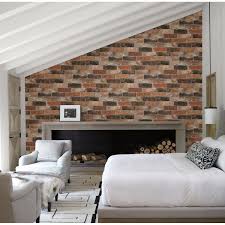 Wallpapers for theme rustic bedroom. Riverside Reclaimed Bricks Rustic 33 Ft L X 20 5in W Wallpaper Roll Today
