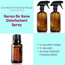 Hand sanitizer, essential oil recipes. Germs Be Gone Diy Essential Oil Disinfectant Spray In 2020 Doterra Atherische Ole Spray Desinfektion
