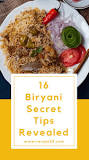 What is the secret ingredient in biryani?