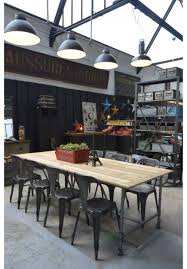 Table Industrielle Decoration Interieure Industrielle Deco Style Industriel Table Industrielle