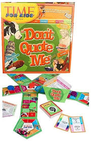 Stream tracks and playlists from don't quote me on your desktop or mobile device. Amazon Com Don T Quote Me Time Edition For Kids 2005 Toys Games