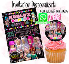 Echa un vistazo a nuestra selección de roblox boy para ver las mejores piezas hechas a mano, únicas o personalizadas de nuestras tiendas de decoración para fiestas. Detallitos Papel Invitaciones Y Recuerdos Invitacion Roblox Nina Tipo Pizarron