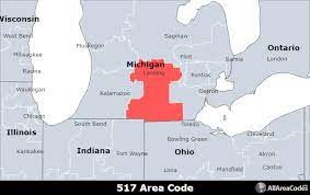 This area code was assigned on january 1st, 1947. 517 Area Code Location Map Time Zone And Phone Lookup