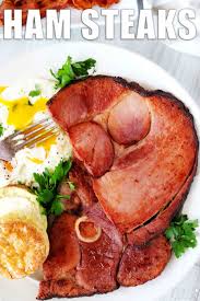 How To Cook Ham Steak Easy Recipe Recipe In 2020 Ham Steaks Ham Steak Recipes Ham Steak Dinner