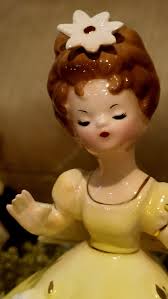 Vintage, Rare, Josef Originals Morning Noon and Night Series, Porcelain  Figurine, STUNNING Must See This One.