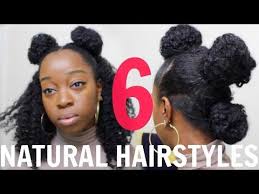 6 Quick And Easy Hairstyles On Natural Hair Natural Hair Styles Natural Hair Styles Easy How To Grow Natural Hair