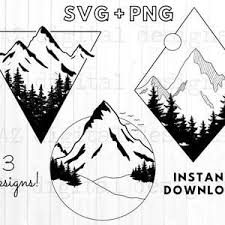 Free Free Mountain Tree Svg 372 SVG PNG EPS DXF File