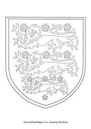 Three lions printable coloring page, free to download and print. World Cup Printables
