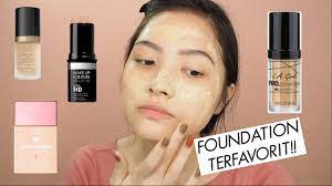 Berikut 4 merk foundation terbaik yang tahan lama untuk berbagai acara, wajib untuk kalian coba := l'oreal true match liquid foundation =tekstur foundation. Top 5 Foundation Terbaik Youtube