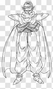 I love piccolo's face he's sooo cute, you don't see him outright surprised like that often!!! Goku Vegeta Frieza Gohan Baby Coloring Book Transparent Png