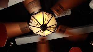 Indoor snow white ceiling fan with remote. Casablanca Mission Ceiling Fan Youtube