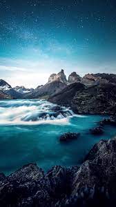Nature Waterfall Lake Rocks Android Wallpapers 4k Hd Wallpapers Natureza Imagem De Fundo Para Iphone Wallpaper
