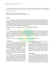 Epidemiology of otitis media onset by six months of age. Laporan Pendahuluan Otitis Media Supurat