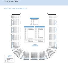 Seating Charts San Jose Theaters