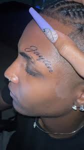 Boyfriend Face Tattoo: Name Imprint and Selfies