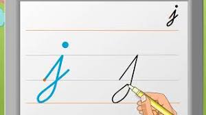 Cursive writing worksheet on the letter j. Cursive Writing Small Letter J Macmillan Education India Youtube