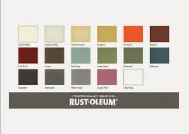 Rust Oleum Chalk Paint Color Chart Rust Oleum Colour Rust