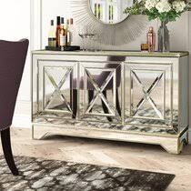 More details handcrafted dining table with shaped ends. Mirrored Sideboards Buffets You Ll Love In 2021 Wayfair