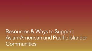 Plan on spending at least an hour for create smooth transitions. Resources Ways To Support Asian American And Pacific Islander Communities Creative Capital