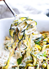 Paleo Tuna Green Chile Zoodle Casserole Easy Paleo Tuna Casserole That S Whole 30 Approved High Protein Low C Zoodle Recipes Paleo Recipes Quick Paleo Meals