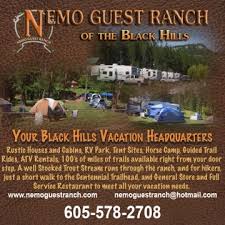 Rv camping black hills sd. Nemo Guest Ranch Campground Deadwood