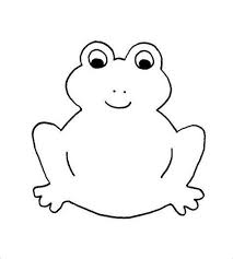 Black And White Outline Cartoon Black And White Outline Frog Clipart Image Result For Felt Frog Pattern Animal Templates Stuffed Animal Patterns Frog Template