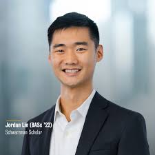 Jordan Lin (BASc '22) is a leader in sustainability, tackling climate  change through systems thinking and community action. From implementing  solar solutions in Tanzania to co-founding a national non-profit, Lin's  work has