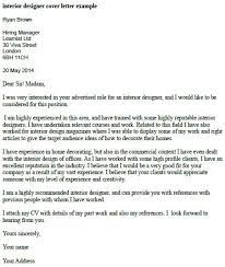 I am knowledgeable about various design concepts, techniques, and . Interior Designer Cover Letter Example Learnist Org