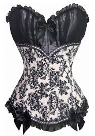 Black And White Floral Corset Pin On Sooooo Me