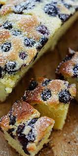 Blueberry Butter Cake The Best Butter Cake Ever Topped With Loads Of Fresh Blueberries This Cake Is Dense Blueberry Cake Recipes Desserts Blueberry Recipes