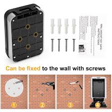The answer to how to unlock a safe without a key is not exactly easy to arrive at. Wall Mount Key Storage Secret Box Organizer 4 Digit Combination Password Security Code Lock No Key Home Key Safe Box Caja Fuerte Safes Aliexpress