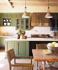 Of all the cookware out there, copper has long been a chef's favorite. Madeline Stuart Home Kitchens Green Kitchen Kitchen Inspirations