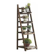 4 Tier Wooden Ladder Shelf Foldable Bookcase Storage Rack Etsy In 2021 Plant Stand Indoor Wood Plant Stand Indoor Flower Pots