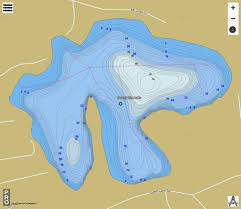 County Line Lake Fishing Map Us_mi_66_222 Nautical