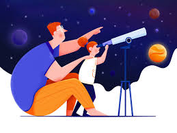 Telescope Illustration Illustration Character Design Telescope