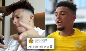 Manuel akanji fifa 21 career mode. Jadon Sancho Slapped With Fine By Dfl After Breaking Coronavirus Protocols To Have Hair Cut Daily Mail Online