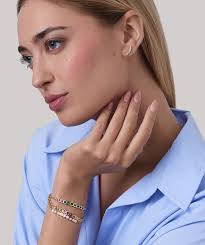 Effortless elegance! The Mosaic pieces merge old world art with modern  design. Check out the whole collection by clicking the link in our bio✨  #chic #finejewelry #jewelrylover #jewelryjunkie #earclimbers #earrings  #diamonds #bracelets #