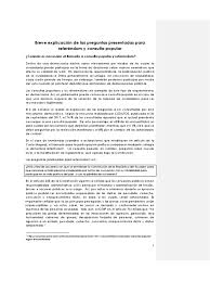 Carla humphrey la consulta popular para juzgar a ex presidentes se realizará a nivel nacional el próximo 1 de agosto Analisis De Preguntas Para Referendum Y Consulta Popular 1 Democracia Ideologias Politicas