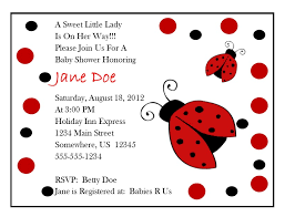 Ladybug baby shower invitations free. 20 Ladybug Baby Shower Invitations Greeting Cards Invitations Uniforce Home Garden