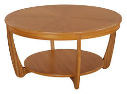 Due to the nature of shagreen, the coloring may vary from one piece to Nathan Classic Teak Sunburst Round Coffee Table Coffee Tables Hafren Furnishers