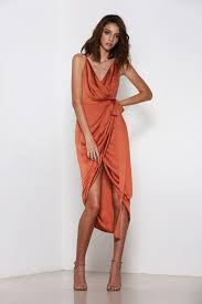 Prestige Wrap Dress Rust Rust Dress Colorful Dresses Fashion