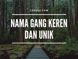 Check spelling or type a new query. 1100 Nama Geng Keren Dan Yang Bagus Di Dunia Caraqu