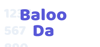 To instantly download these beautiful fonts, click on the card and after on the download button. Baloo Da Font Free Download Now