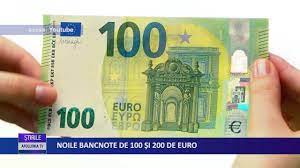 Actualele bancnote euro vor fi retrase în timp din circulaţie. Noile Bancnote De 100 Si 200 De Euro Youtube