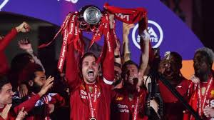 Jordan henderson lifts the premier league trophy after liverpool's victory over chelsea. Liverpool Premier League Trophy Lift Special Ceremony To Mark Success Bbc Sport