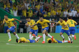 The first olympics took place in the sixth century in order to build diplomacy across the greek world. Brazil Captures Gold Medal In Olympic Soccer Competition Voice Of America English