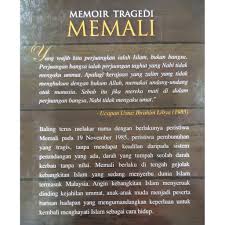 Antaranya ialah peristiwa berlakunya jenayah kolar putih terutama dalam zaman yang semakin. Memoir Tragedi Memali Shopee Malaysia