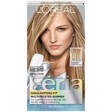 L Oreal Paris Feria Multi Faceted Shimmering Color C100 Star Lights Extreme Highlighting Kit M Blonde Hair With Highlights Hair Color Highlights Hair Color