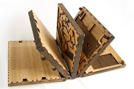 Most of the puzzle boxes require very precise wood work. This Incredible Wooden Book Is A Series Of Puzzles That Have To Be Solved To Continue Reading Colossal
