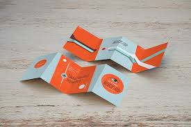 4 Fold Brochure Flyer Mock Up A7 Zig Zag Style On Behance Flyer Brochure Flyer Design